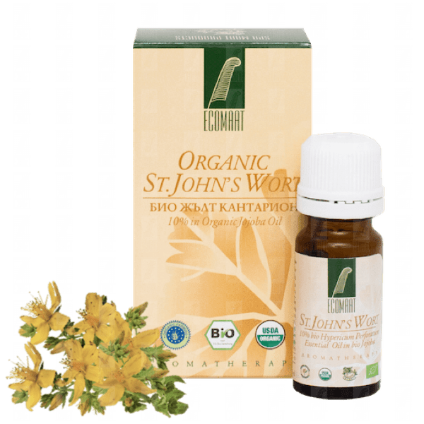 St Johns Wort organic essential oil 10ml (Hypericum Perfuratum) Ecomaat