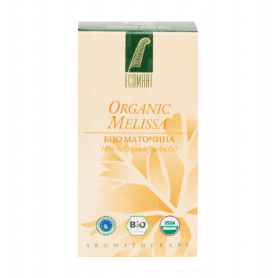 Organic Melissa officinalis oil 10ml Ecomaat