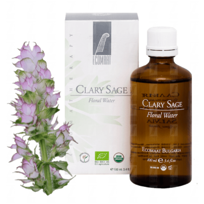 Organic Clary sage floral water Ecomaat
